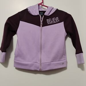 Kids Believe Achieve Purple Hoodie
